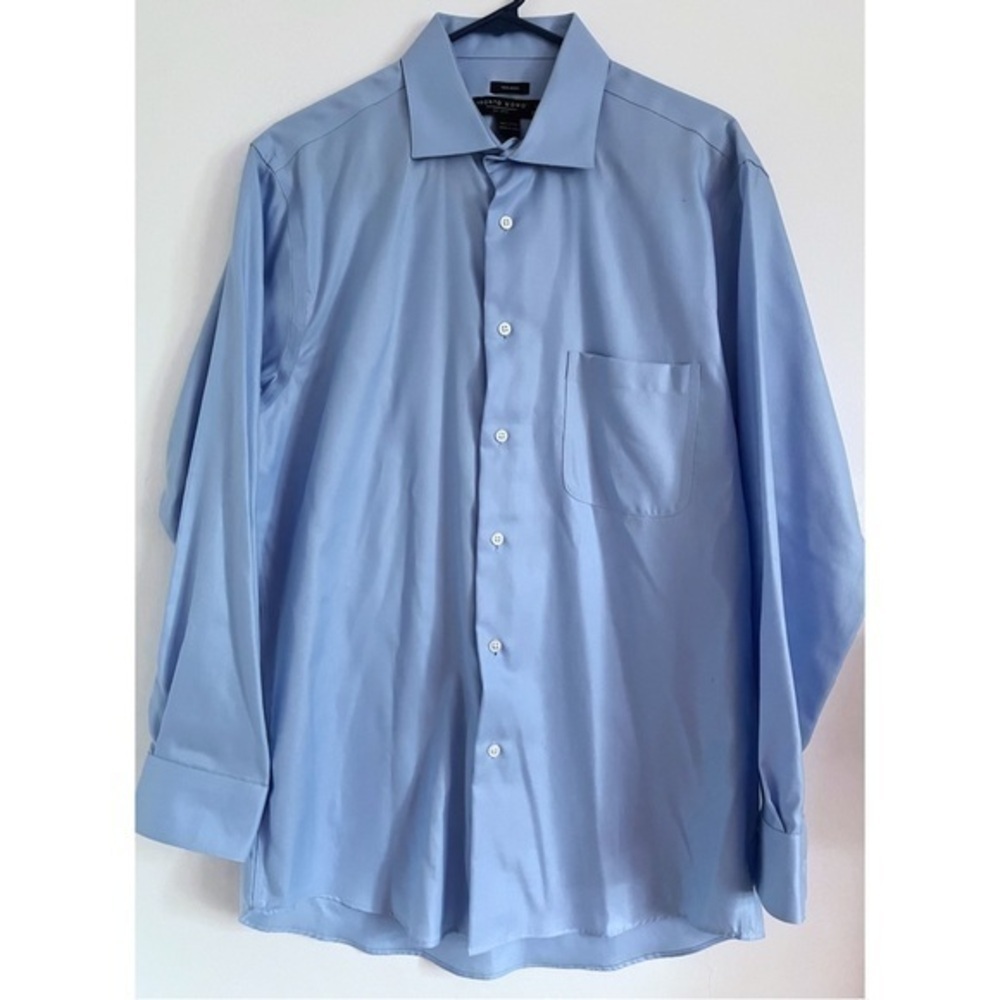 Pronto Uomo • Light Blue Non Iron Button Down Shirt